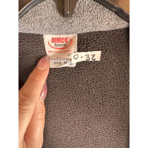 Dimco Apparel Men’s 1/4 Zip Fleece Pullover Black Size M - Picture 2 of 5